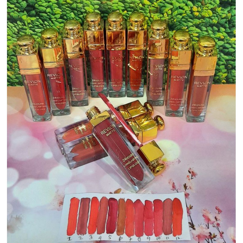 PROMO PER12PCS!!!LIP GLOSS REVLON PENTOL TUTUP EMAS/TUTUP SILVER