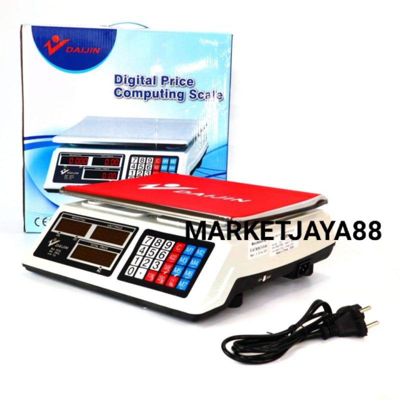 COD Digital Computing Scale 30kg Double Display/Timbangan Buah SUPER MURAH