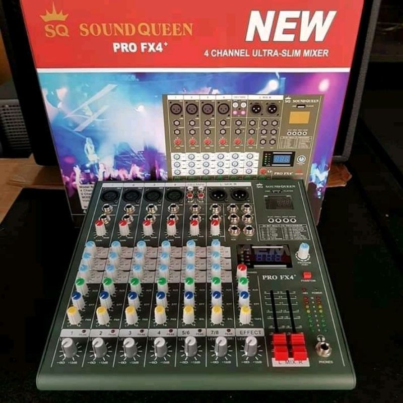 mixer soundqueen pro fx4 plus original