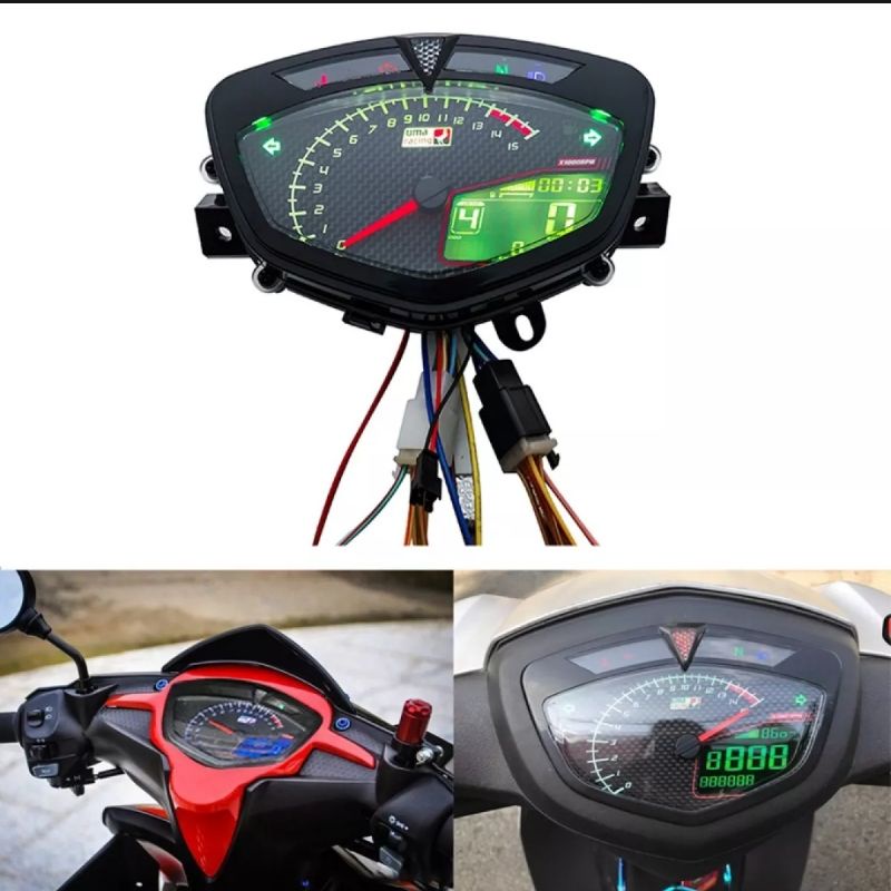 Jual speedometer digital uma raicing yamaha jupiter mx 135 oldlc 135