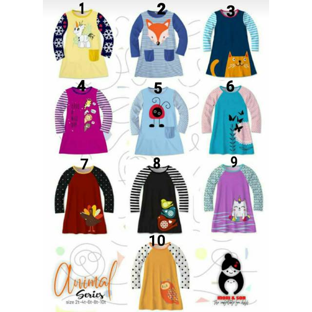 Tunik baby tunik anak permpuan tunik lucu tunik kaos anak