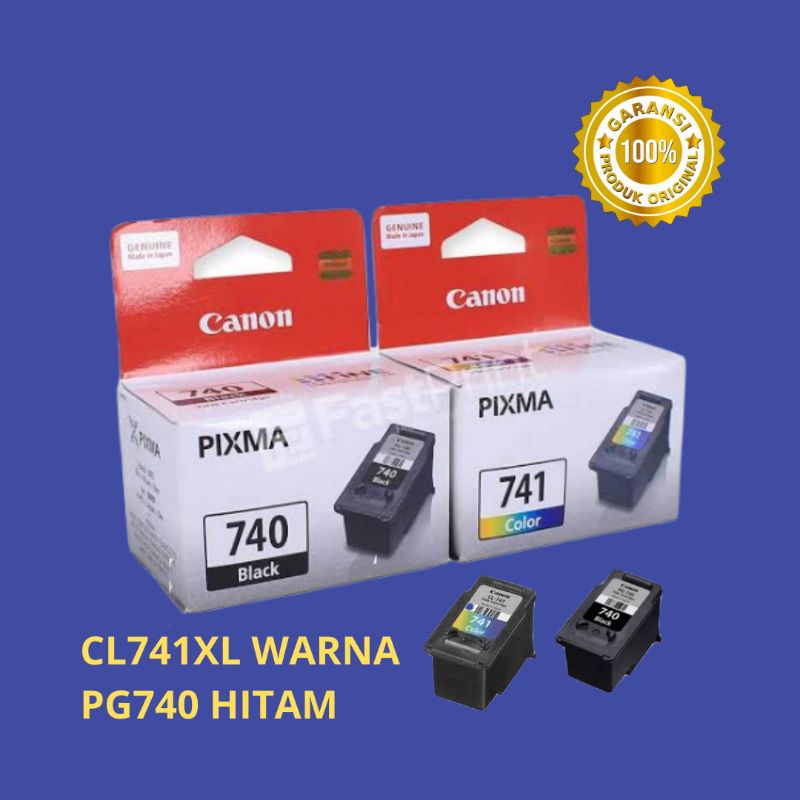 Canon CL741XL Warna CL 741 - Canon PG740 Black