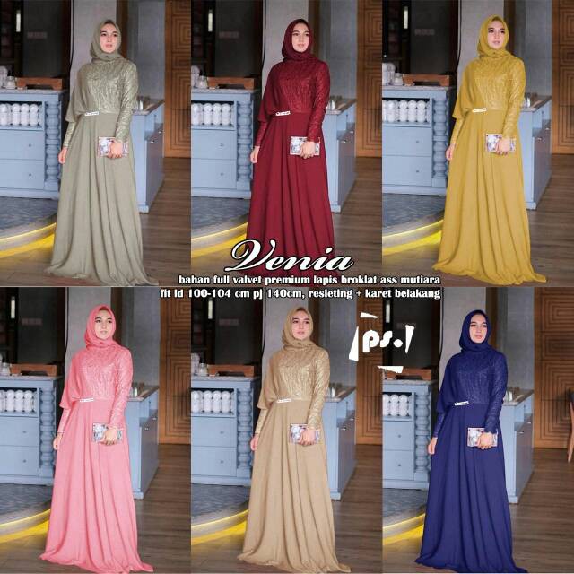 VENIA BAJU  WANITA  FASHION WANITA  BAJU  BUAT  KONDANGAN  GAMIS 