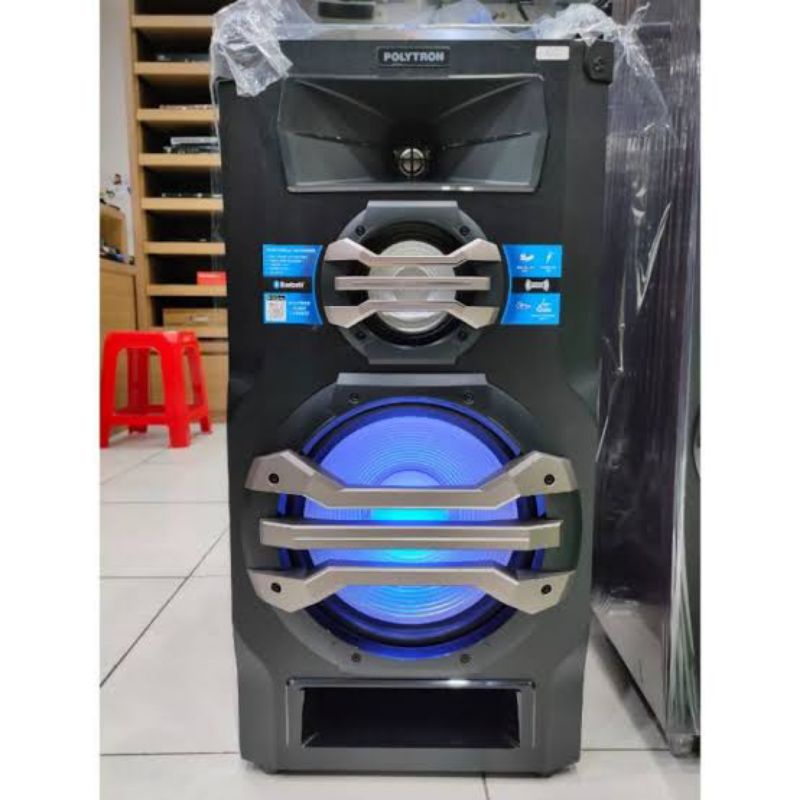 speker meeting bluetooth Polytron 12" PTS12K/kf15 free 2mic