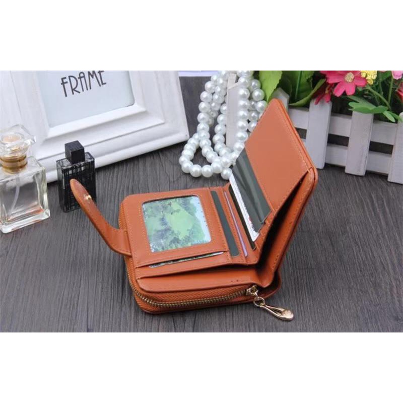 Dompet Mini Lipat Kecil ARROW PLAIN COLOUR / Dompet Mini Ada Skat Kartu Ada Pocket Coin Di Dalam