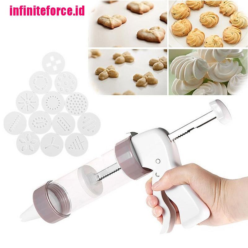 20pcs Cookie Press Making Gun Biscuits Cake Mold Set Cookie Press Make Machine