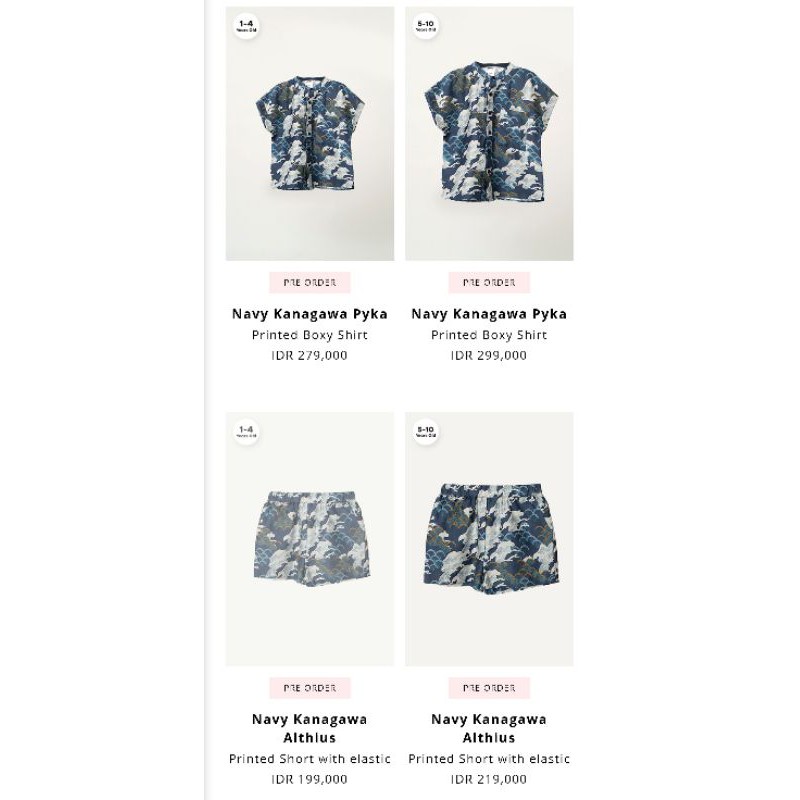 Navy Kanagawa Pyka, Navy Kanagawa Althius by Kami Idea Collaboration