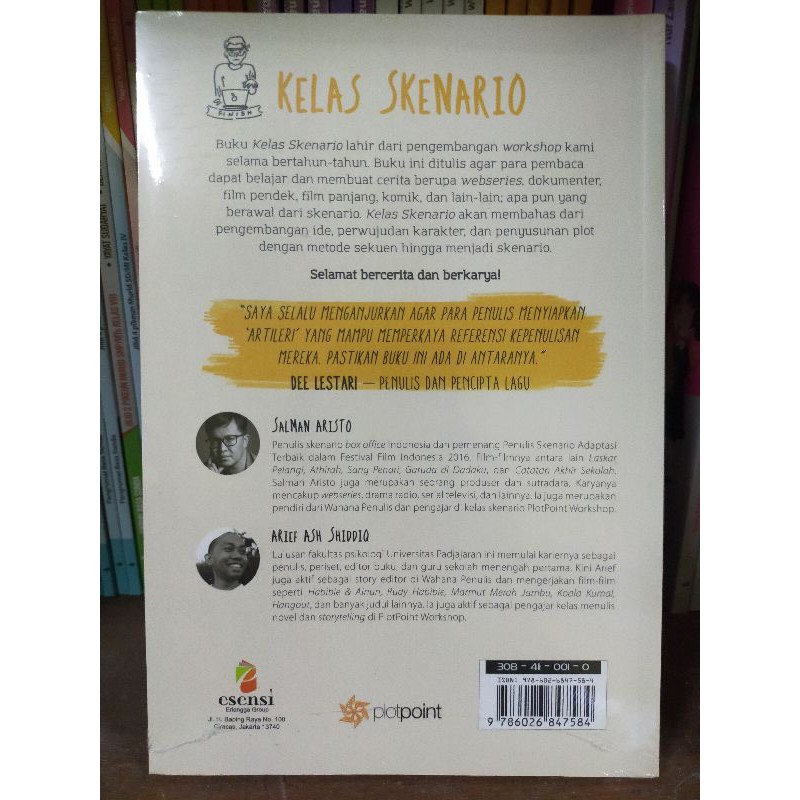 ORI buku kelas skenario wujudkan ide menjadi naskah film penerbit esensi Erlangga grup