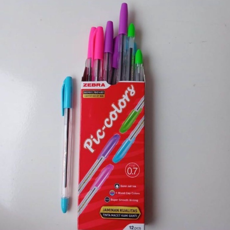 

Pulpen ZEBRA Bolpen Pic Candy Hitam ( 1Pcs )