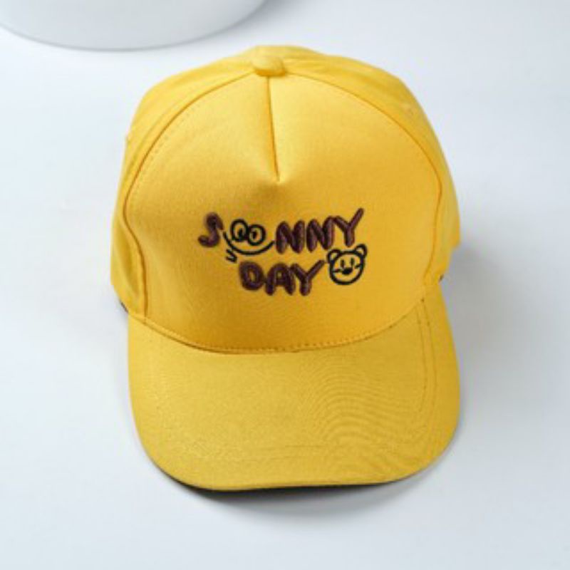 Topi Baseball Anak Bordir Sunny Day Drill Premium Usia 2-10 Tahun-4