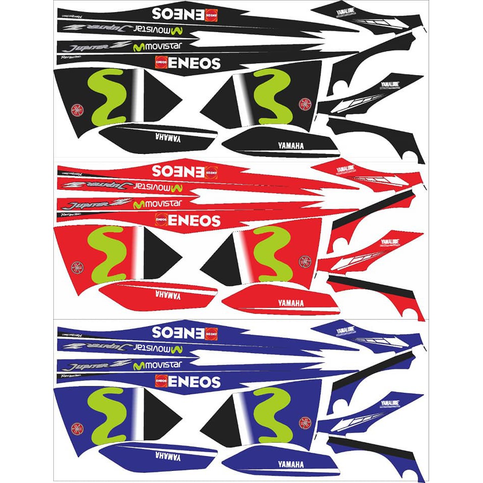STRIPING JUPITER Z BURHAN STICKER JUPITER Z STIKER  JUPITER Z SEMI decal JUPITER Z MOVISTAR