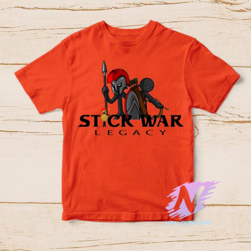 stickwar legacy kaos anak stickman baju kartun anak