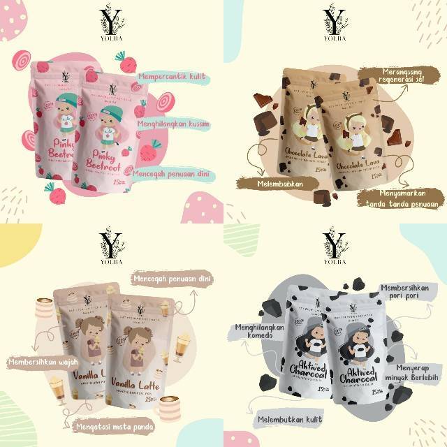 ( YOURA ) Oat Premium Face Mask | Masker Wajah