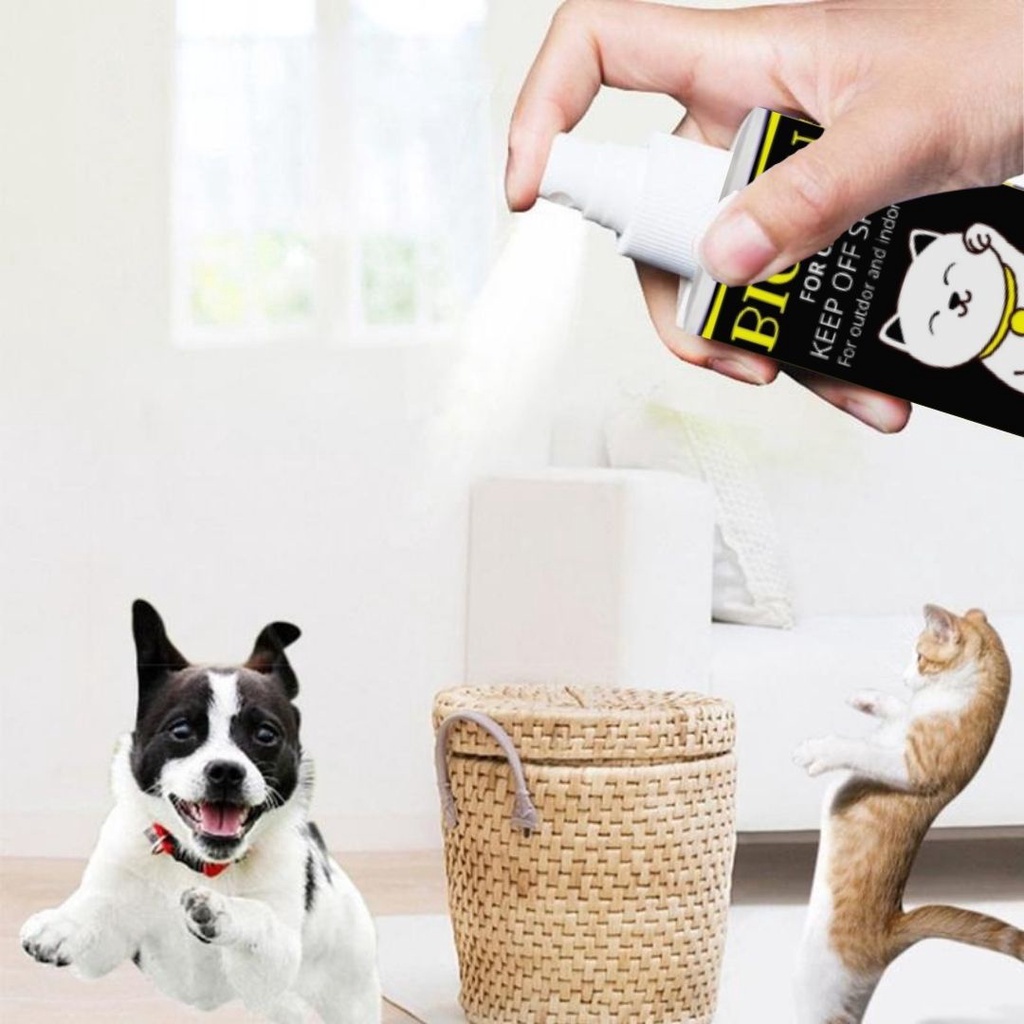 Pencegah Pengusir Pengendali Kucing CAT REPELLENT Bahan Alami Aman Tinggal Spray FEZONE