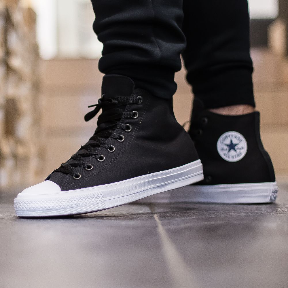 converse all star 2 all black