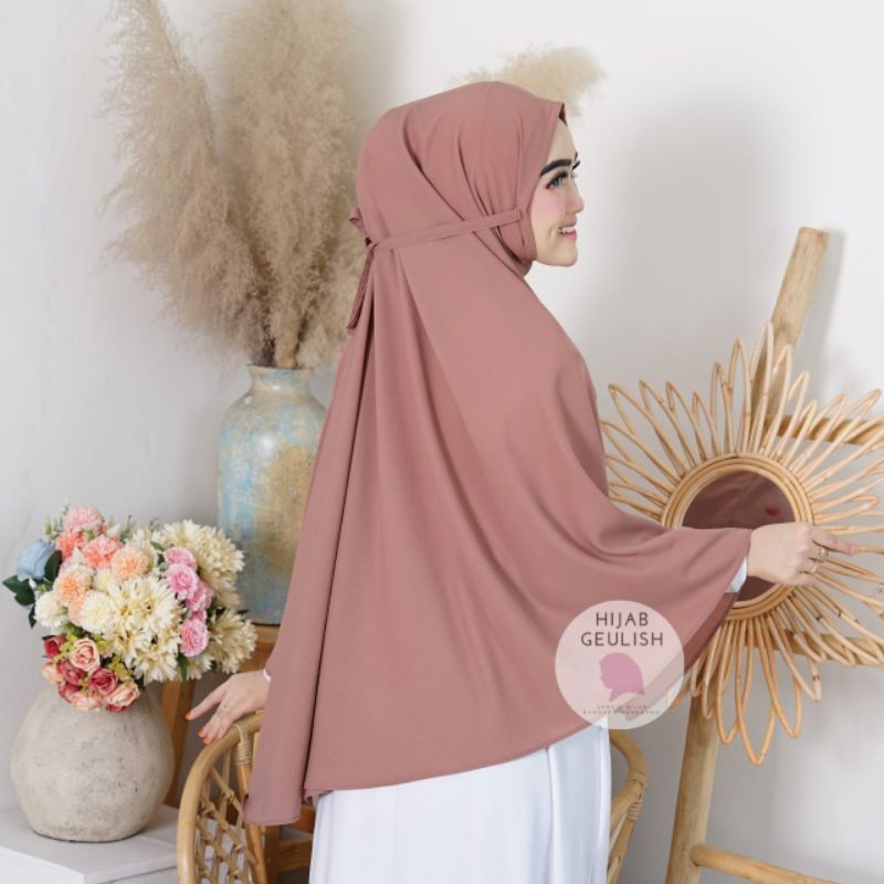 Khimar jumbo tali wollfis / wollpeace