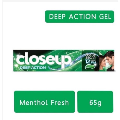 CLOSE UP PASTA GIGI / ODOL FRESH MENTHOL GREEN 65 G