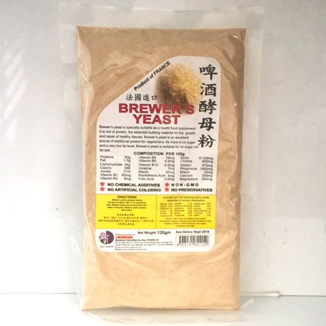 

Brewer Yeast 120g