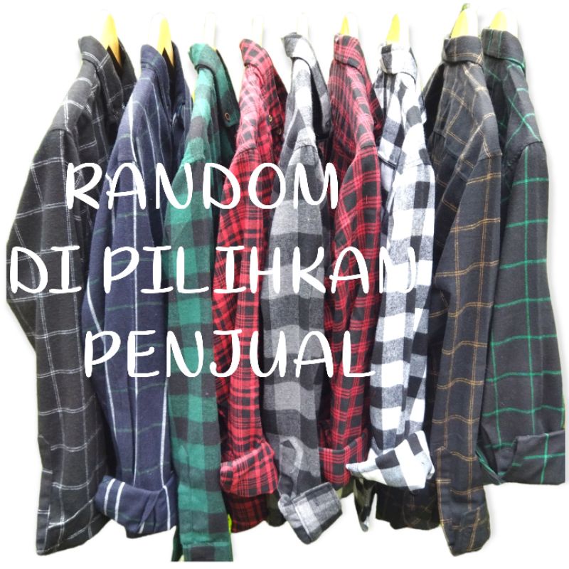 Kemeja Flanel Lengan Panjang Pria Wanita Import Terbaru Motif Kotak Kualitas Premium Fashion Flanel Wanita Terpopuler Flanel Terlaris Flanel Masa Kini Atasan Wanita Baju Wanita Hem Flanel Lengan Panjang Distro Import Kualitas Premium Terlaris Bestseller-Random