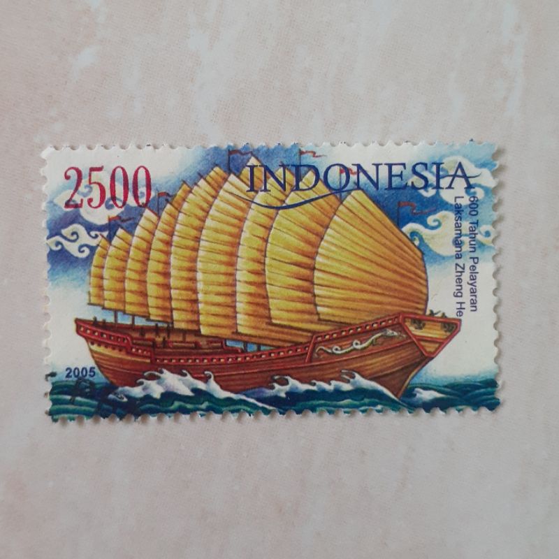 

Perangko Indonesia 600th Pelayaran Laksamana Zheng He Tahun 2005 - 1pcs