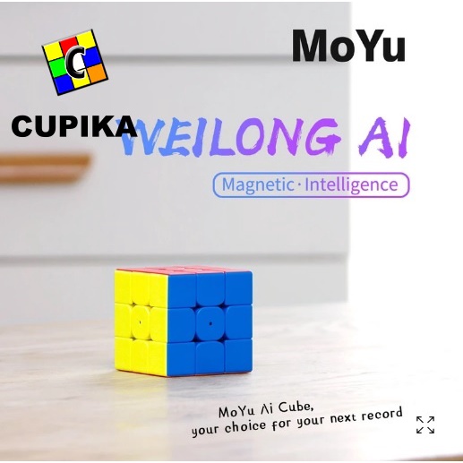 Rubik MoYu WeiLong AI Cube Smart Magnetic Stickerless 3x3 Bluetooth