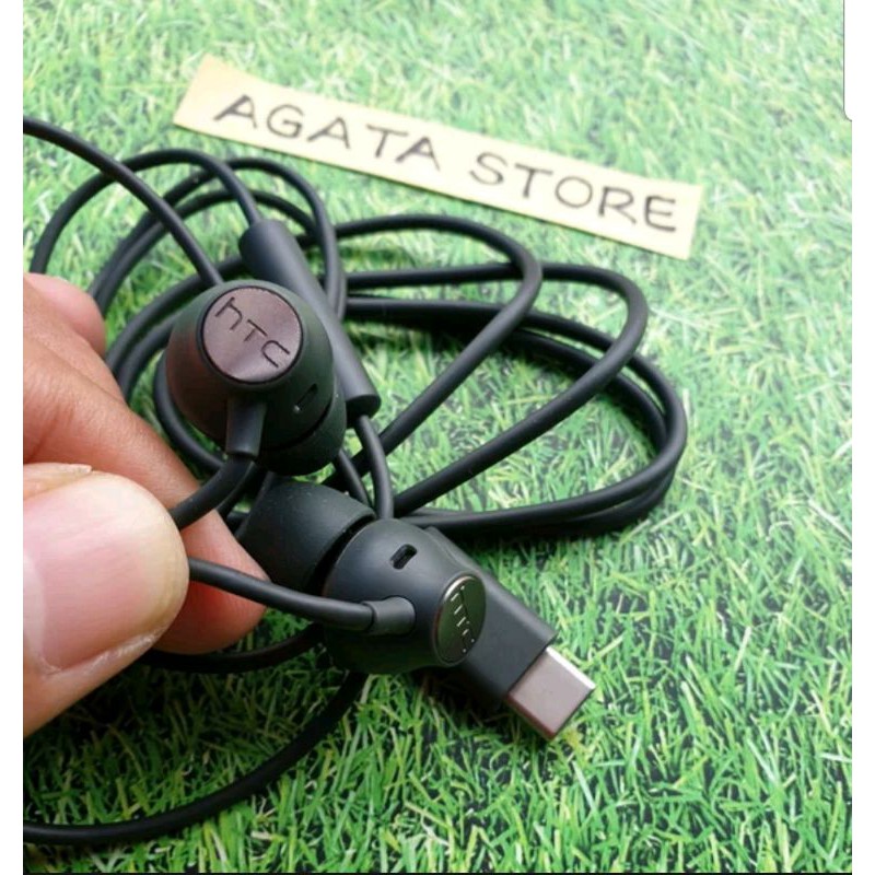 Headset HTC Usonic U11 / U12 U12+ H Ultra / 10 Evo Ori new Earphone HTC Type C U sonic Ori new