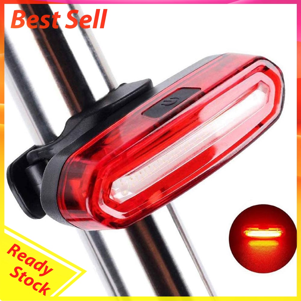 COB LED MTB Bike Rear Warning Lights 120LM Bicycle Taillight (Red Light)