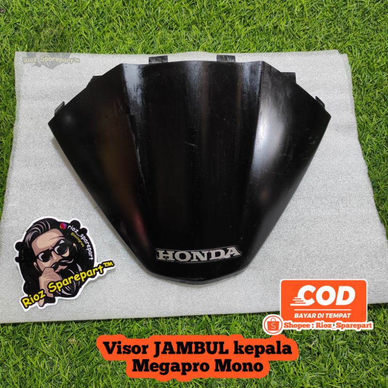 visor jambul windshield batok kepala megapro mono monosok monoshock original
