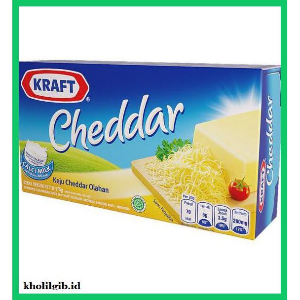 

Ujekujek- Kraft Cheddar 165Gr -Original.