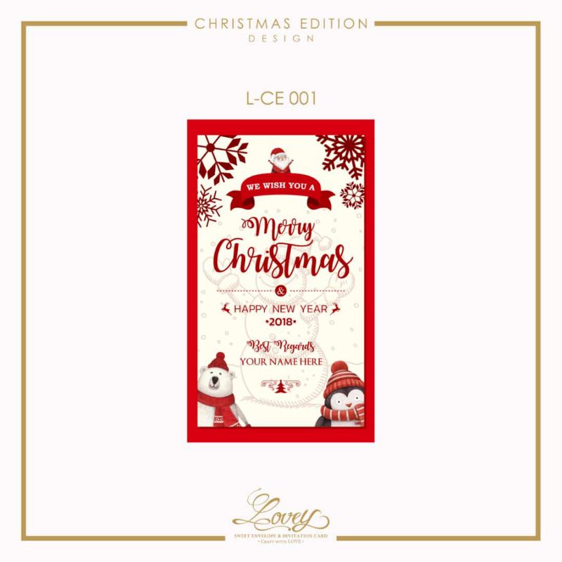 

Angpao Natal/Amplop Natal/Angpao Christmas/Angpao Custom Murah isi 10 pcs