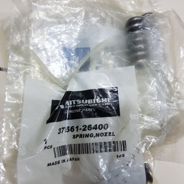 37561-26400 Spring Nozzle Asli Genuine Mitsubishi Sparepart Mesin Kapal Genset