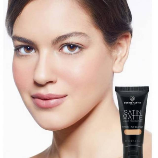 Satin Matte Liquid Foundation Sweet Caramel Sophie Martin