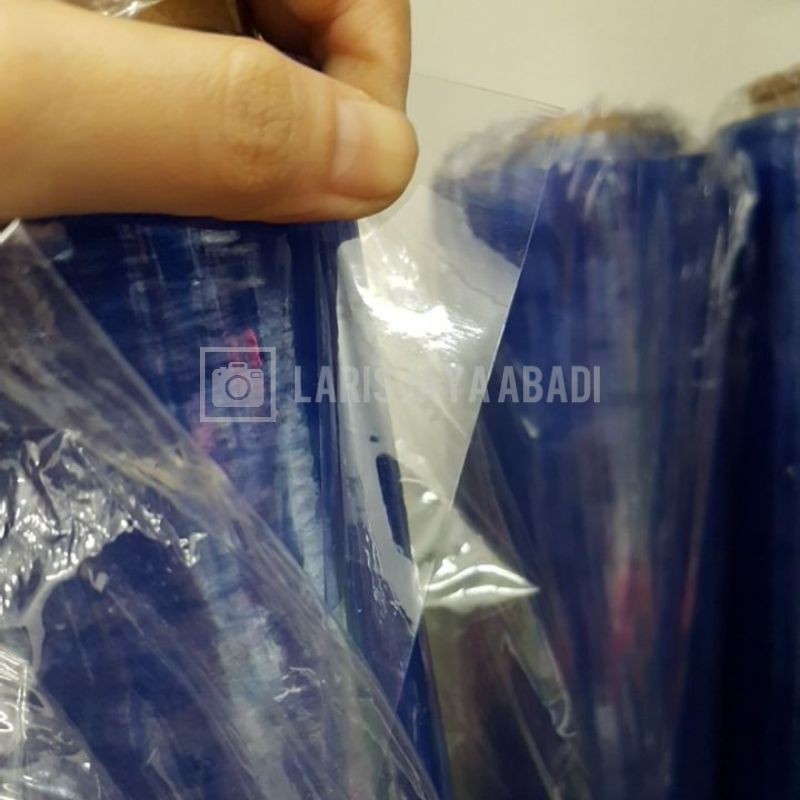 Plastik Bening Mika Lentur PVC 0.25 (Tebal) / Plastik Alas Meja