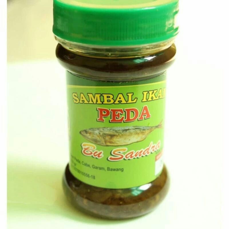 

sambal ikan peda bu sandra khas lampung, netto 150 gram