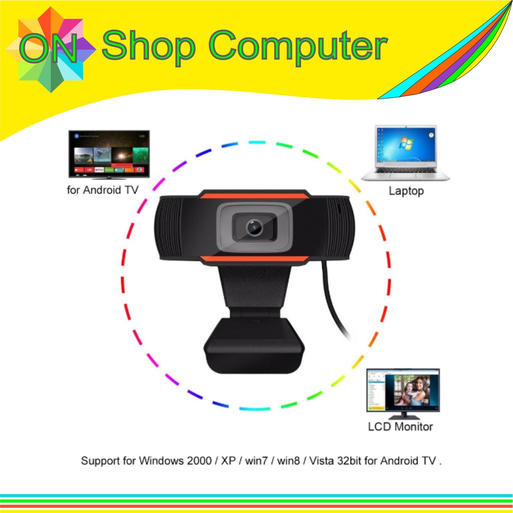 Webcam Komputerlaptop 480p Untuk Aplikasi Zoom Shopee Indonesia