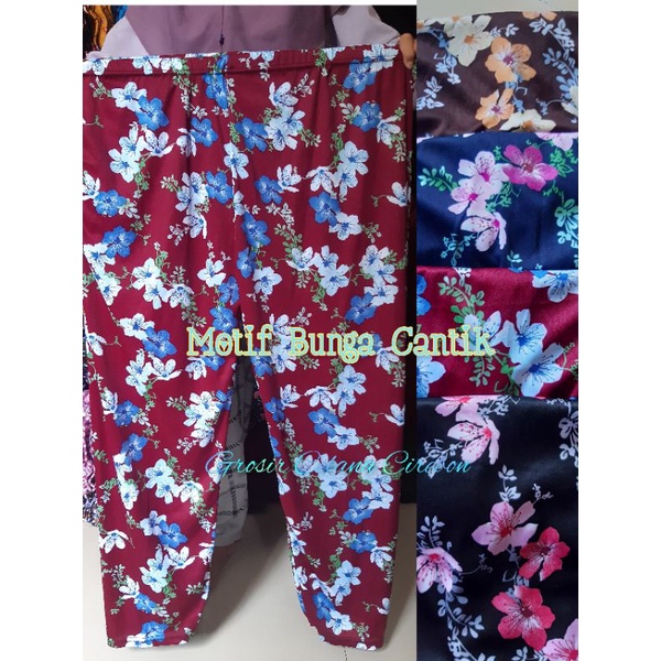 Leging motif Bunga Cantik/Celana tidur wanita