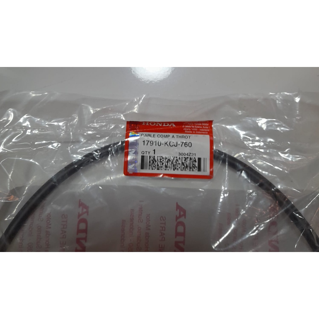 Kabel Gas Bawah Cable Comp Throttle B Honda Tiger Lama 17920 KCJ 760