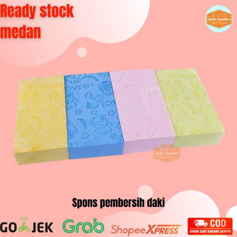 Spons Pembersih Daki - Spon Mandi Perontok Daki Murah Medan