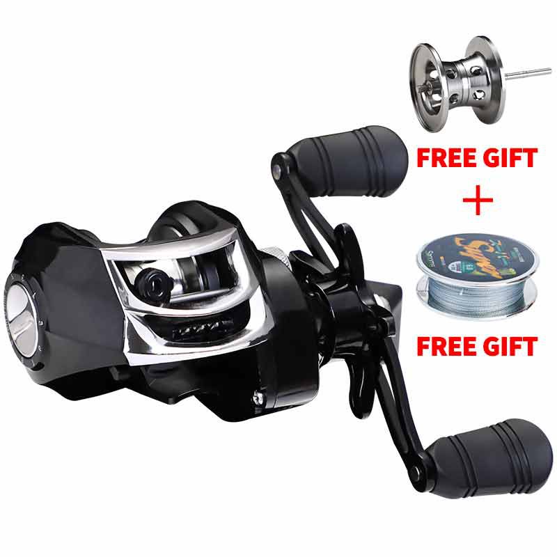 Fishing Reel / Penggulung Senar Pancing 17 + 1bb Bahan Full Metal Kecepatan Tinggi 8kg Max Drag Power