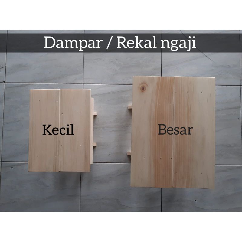 Rekal Lipat / Dampar Ngaji / Rekal / Dampar Kayu / Meja Ngaji