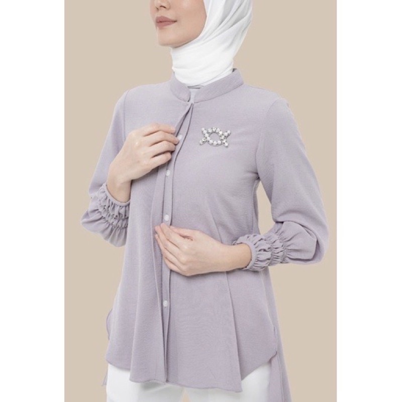 Aurora Blouse Dove By Wearing Klamby