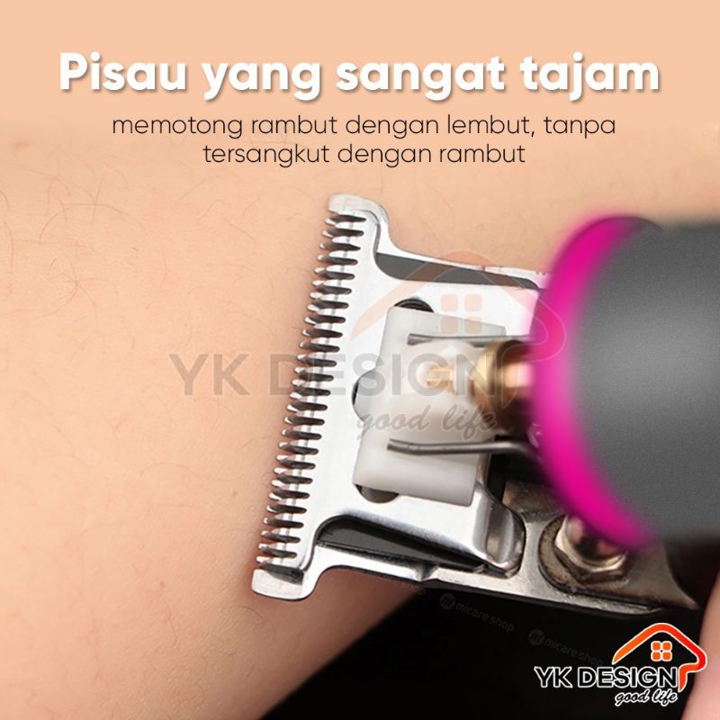 Image of Alat Cukur Elektrik Detailer Cordless / Cukuran Jenggot Kumis Rambut Charge T9 / Profesional Hair Stylish KEMEI #6