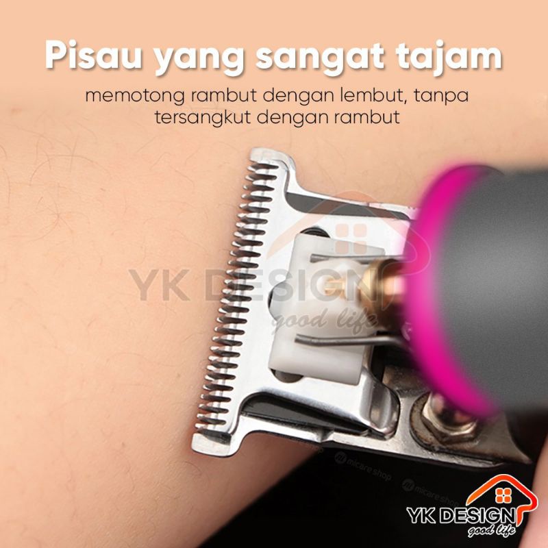 Alat Cukur Elektrik Kemei Detailer Cordless / Cukuran Jenggot Kumis Rambut Charge T9 / Profesional Hair Stylish