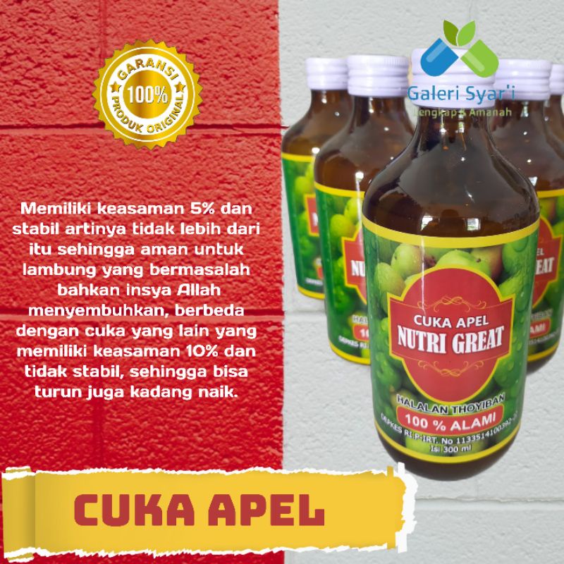 

Cuka Apel Nutrigreat Original