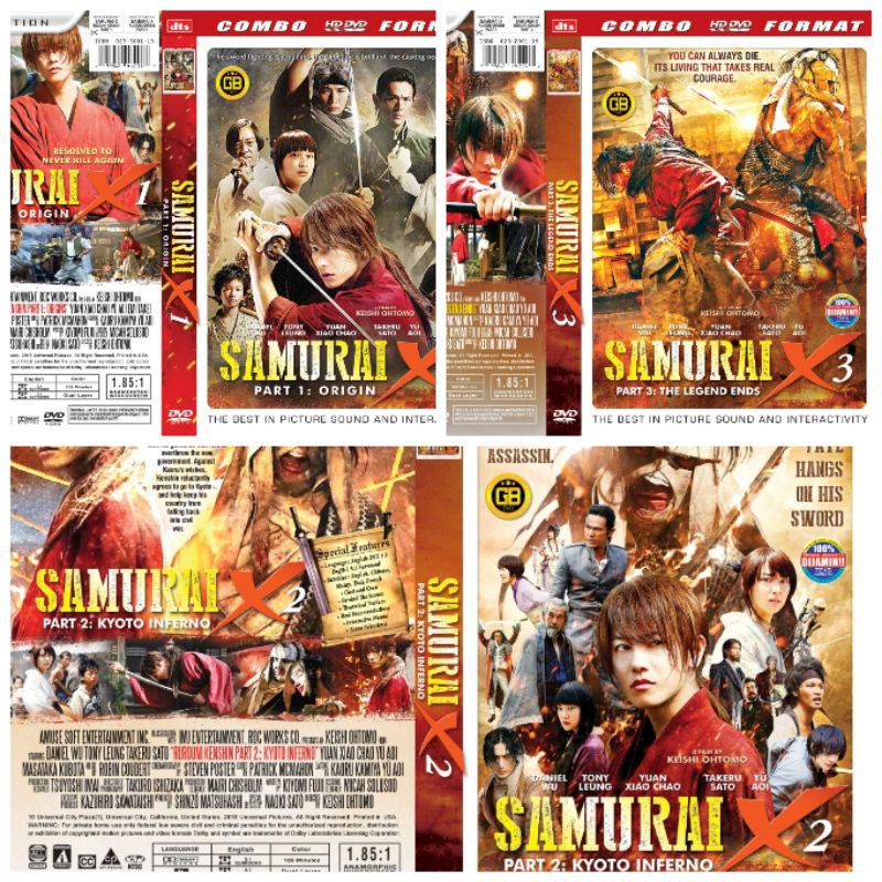 Kaset Film Samurai x Complate