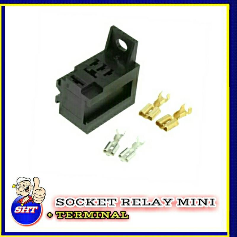Socket relay mini Denso Omron kaki 4