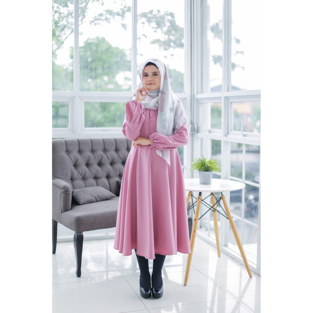 Bajuhijab bandung rafaiz/tunik keren /tunik lucu zarva /colour pink