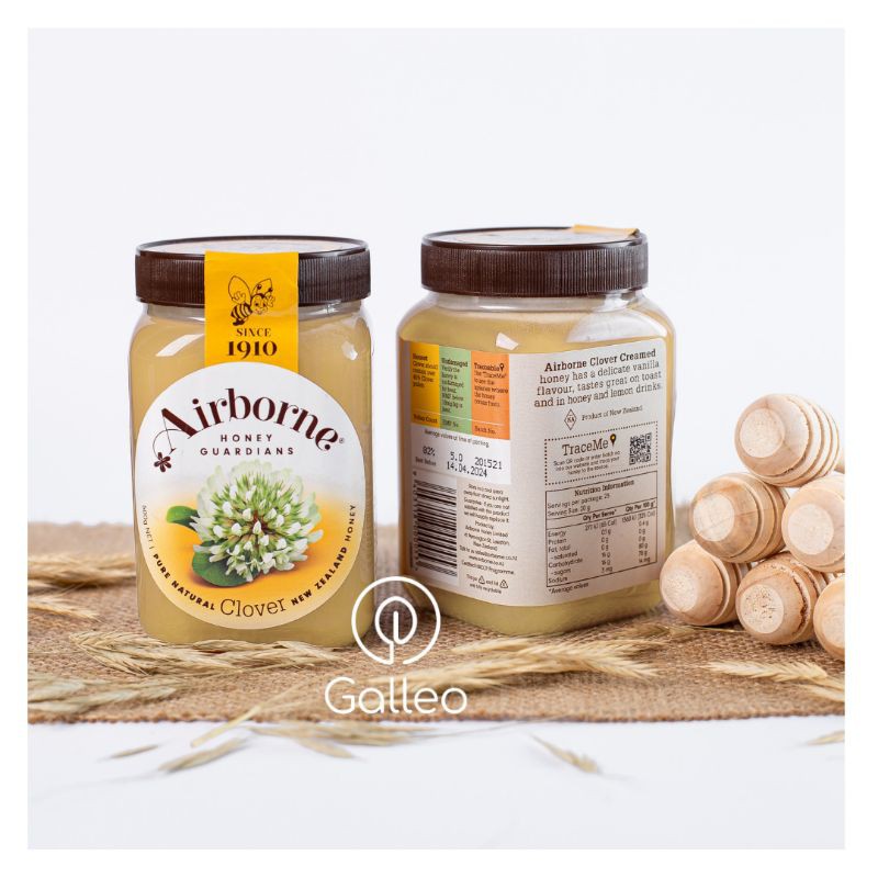 MADU CLOVER HONEY AIRBORNE NEW ZAELAND CLOVER HONEY GALLEO