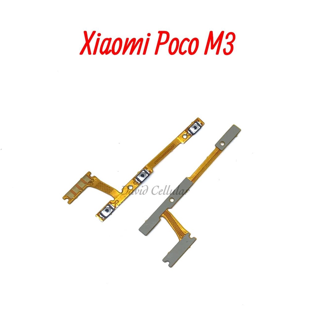 FLEKSIBEL ON OFF XIAOMI POCO M3 - TOMBOL DAYA MATI HIDUP