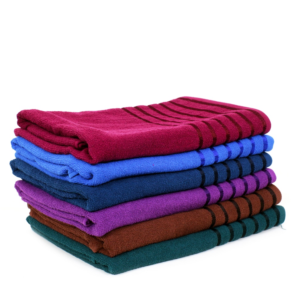 Handuk Ivory Basic Motif Salur 70 x 135 cm - random colour